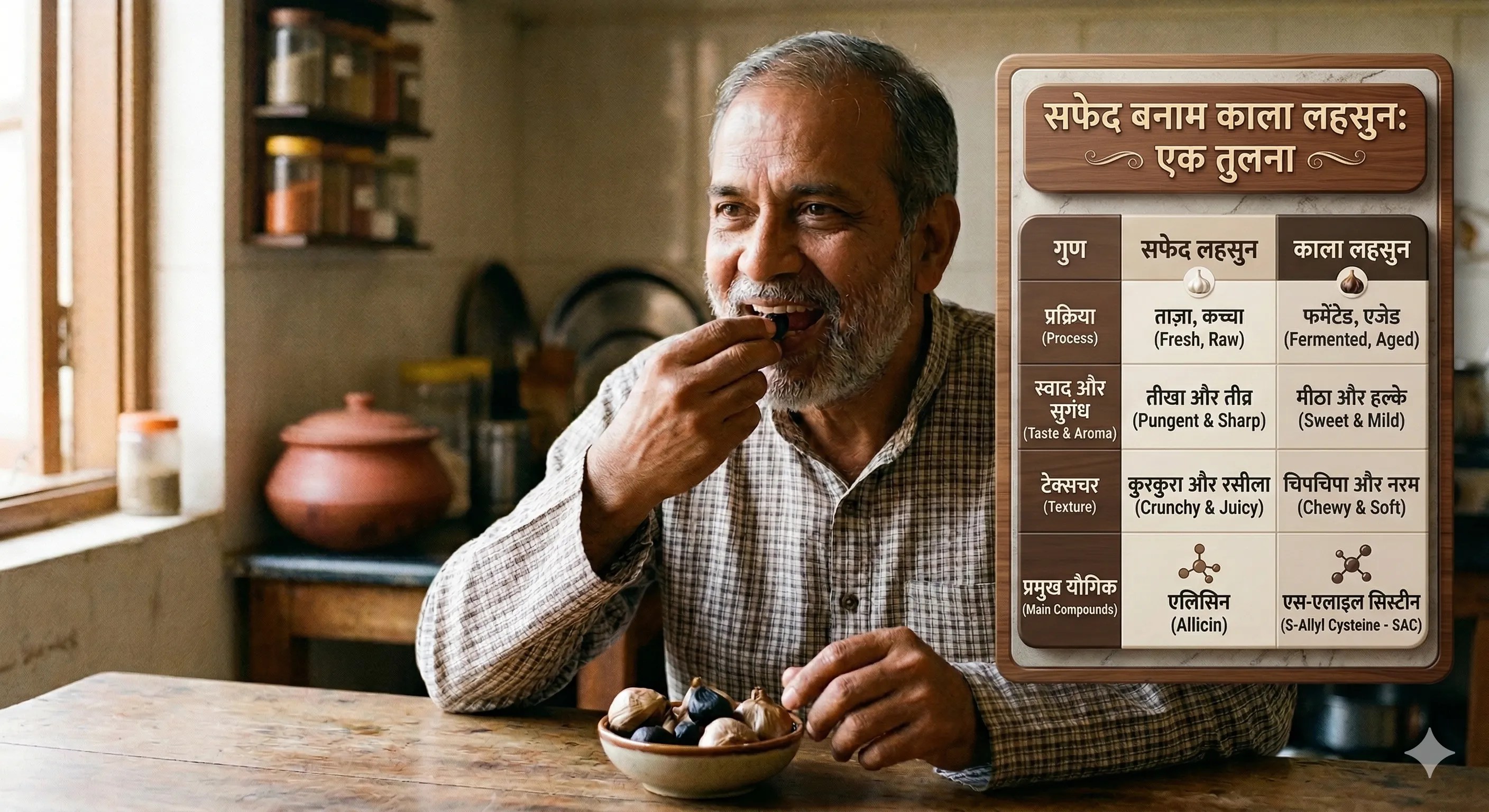 Kala Lehsun Khane ke fayde