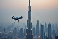 Blast near burj Khalifa