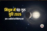 Chandra Guru Yuti 2026 in Gemini