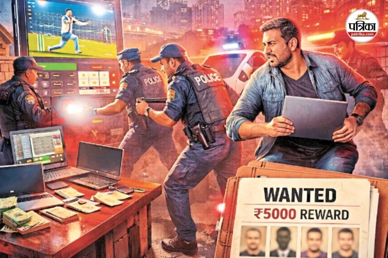 क्रिकेट सट्टे के 6 बड़े खाईवालों पर इनाम घोषित (फोटो सोर्स- पत्रिका)