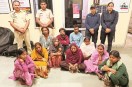 पुलिस की हिरासत में गैंग के सदस्य, पत्रिका फोटो