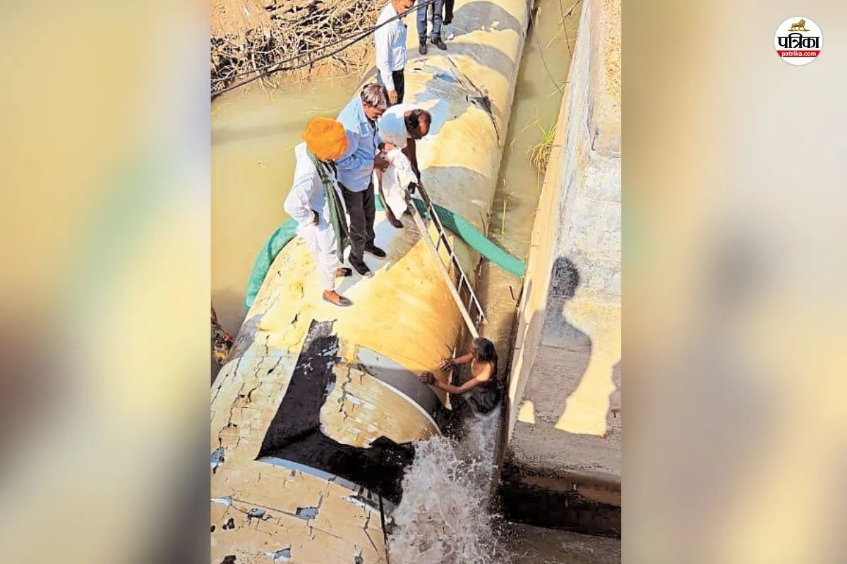 बीसलपुर पाइपलाइन में लीकेज से जयपुर में दो दिन जलापूर्ति ठप, पत्रिका फोटो