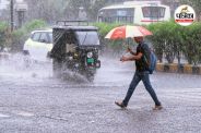 तेज हवाओं के साथ बारिश की भी संभावना (photo source- Patrika)