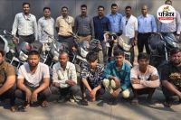 बाइक चोर गिरोह का पर्दाफाश (photo source- Patrika)