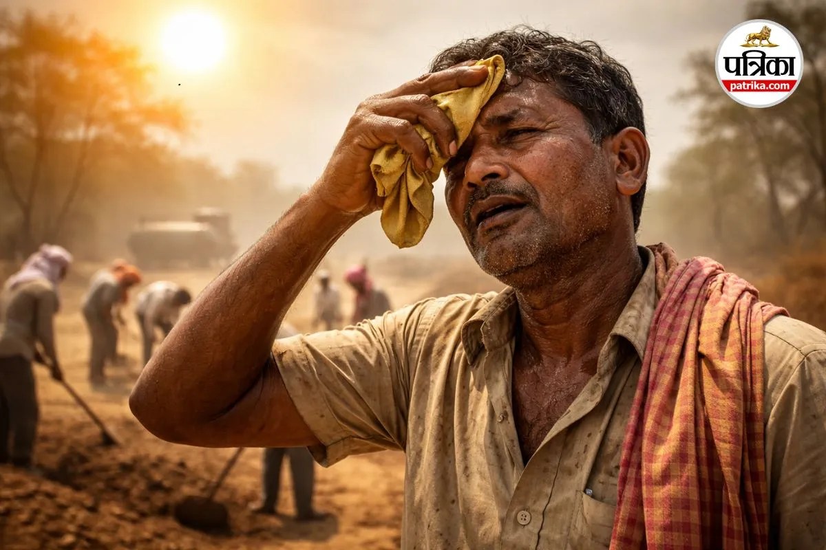 बस्तर में लू का खतरा बढ़ा (photo source- Patrika)