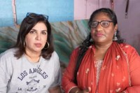 Farah Khan Reached Shahida Ansari House she Instagram star with 1 million followers live in slum area