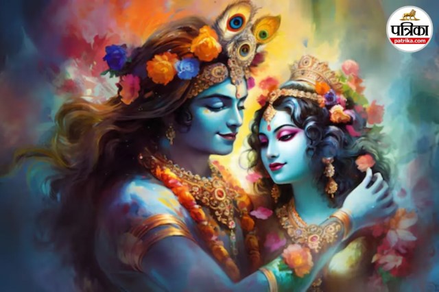 Radha-Krishna Holi Images
