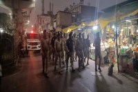 ड्रोन और CCTV से कड़ी निगरानी (फोटो सोर्स : भाषा WhatsApp News Group)