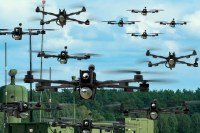 India developing swarm drone technology(AI Image)
