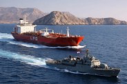strategic Hormuz Strait, highlighting Iran's control, major shipping lanes, and global oil transit routes during the Iran-US ceasefire.