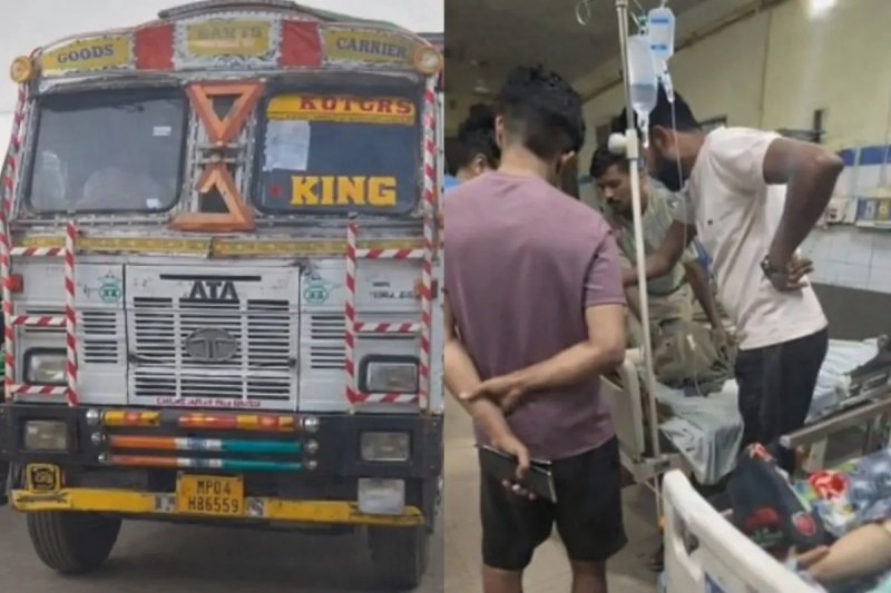 टक्कर के बाद ट्रक बैक किया, दोनों पैर चपेट में आए; पुलिस प्वाइंट के पास हादसे से उठे सवाल