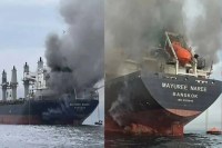 Iran Attacks Cargo Ship Gujarat Port