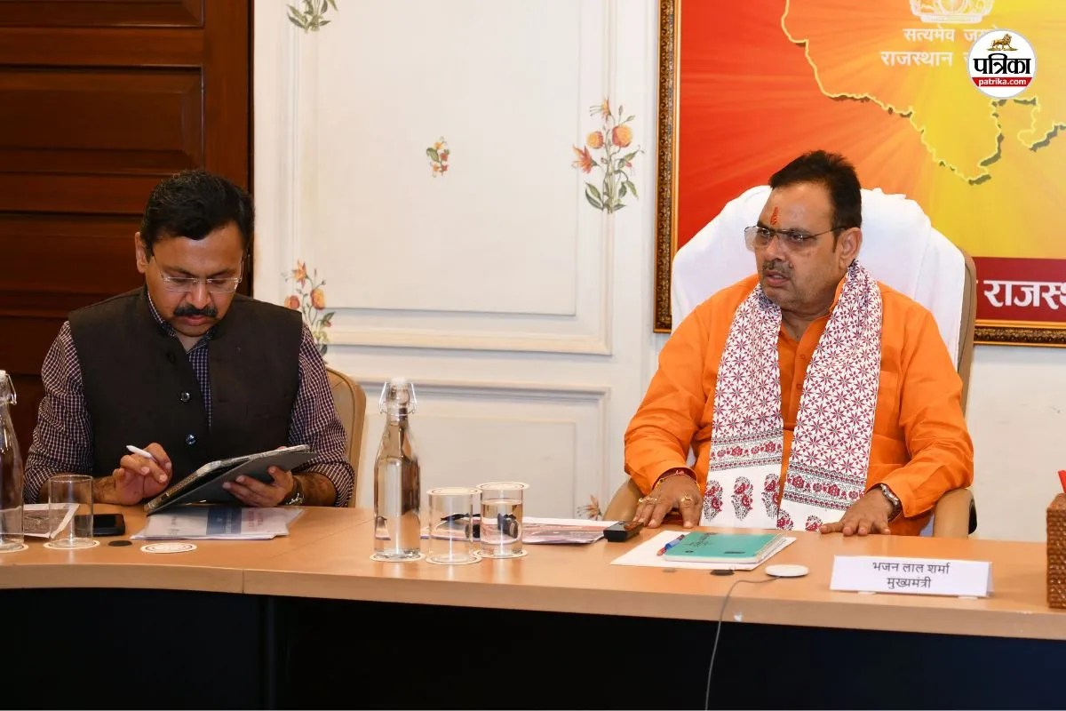 Rajasthan CM Bhajanlal Meeting gave new instructions on Jaipur Metro Aranya Bhavan Jagatpura elevated road Big talk