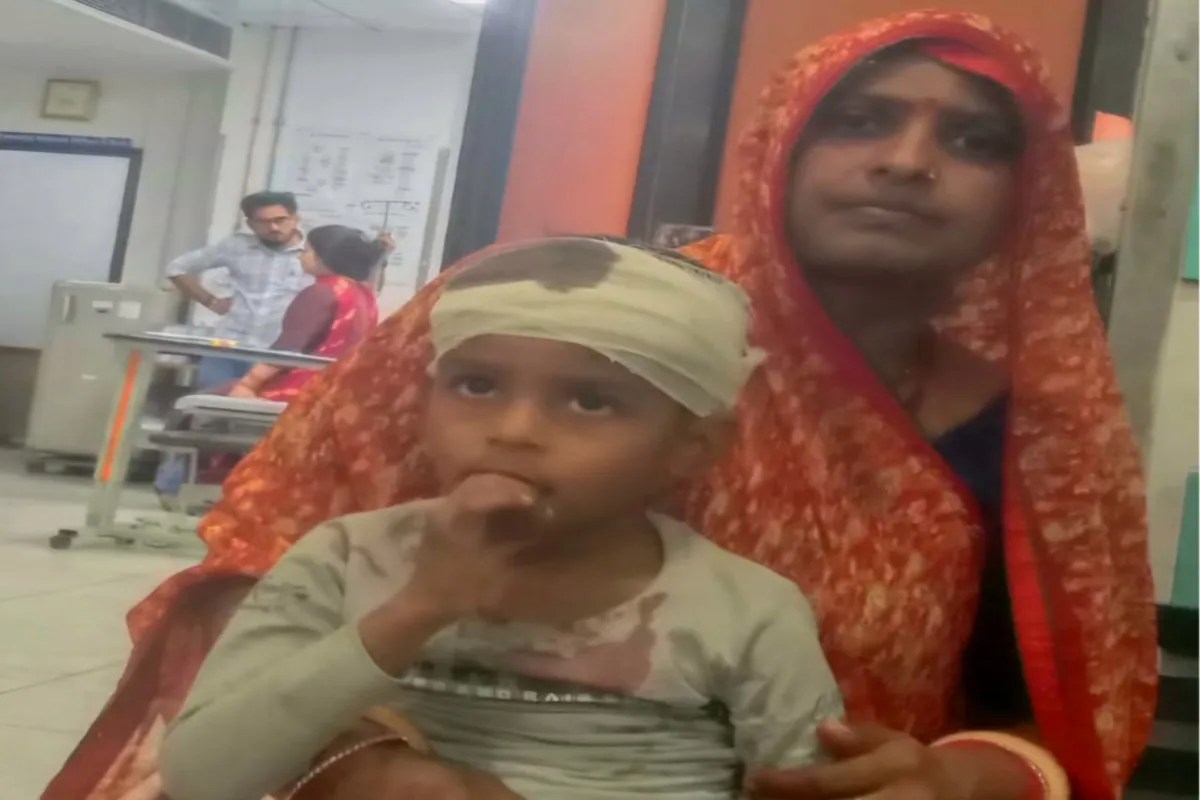 राजस्थान मेले में तलवार लेकर युवक ने किया हमला, पुलिसकर्मी भी भागे, मासूम बालक घायल