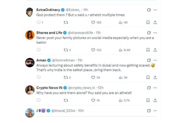 Social Media Users commenting on KRK Post