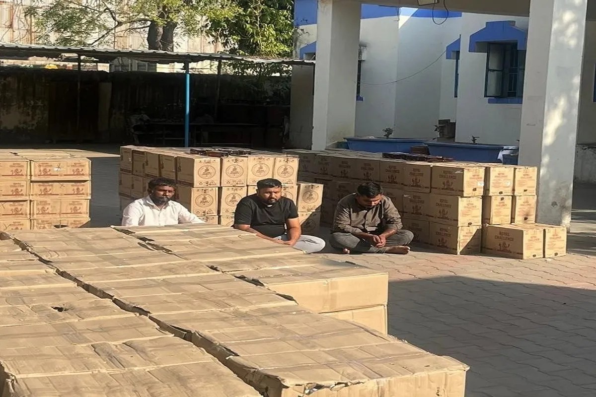 Video News: कणभा के पास 92 लाख की विदेशी शराब जब्त तीन को पकड़ा, 9 फरार