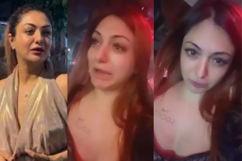 Khushi Mukherjee slapped in Dubai Shares Tearful Video Alleging Harassment said forcing us to follow Sharia law