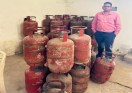 LPG cylinders seized