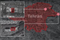 Israeli fighter jets conducting airstrikes on Iranian missile production facilities in Tehran, representing ongoing Israel-Iran conflict