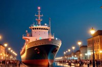 Ship carrying crude oil reached India(Image-AI)