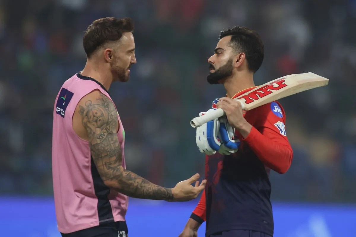 डुप्लेसी और विराट कोहली (फोटो- IANS)