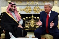 Saudi Arabian Prince Mohammed bin Salman and Donald Trump
