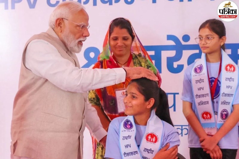 Rajasthan Manisha Becomes First Teen to Get HPV Vaccine PM Modi Urges Her to Spread Awareness