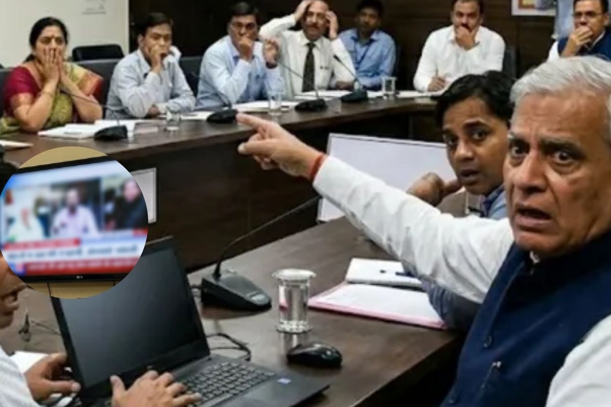 obscene video played during health department video conference in lucknow complaint filed