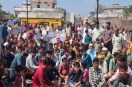 Residents of the ward staged a road blockade demanding the removal of the liquor shop and assured that it would be shifted within fifteen days.