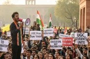 Upper Caste Community major protest at Ramlila Maidan delhi over UGC 2026 MP News