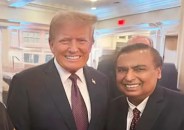 Mukesh Ambani with Donald Trump