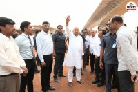 पटना में विकास कार्यों का जायजा लेते सीएम नीतीश कुमार