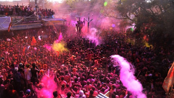 holi celebration