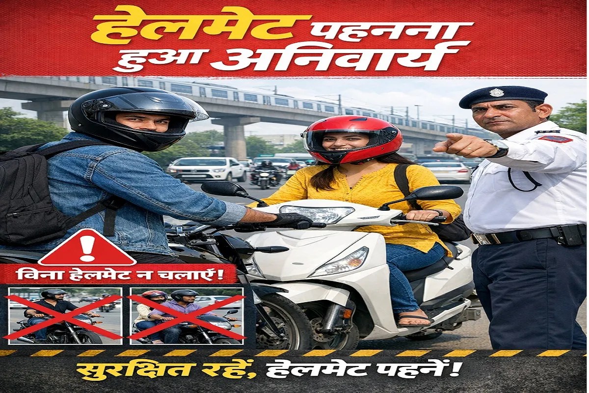 CG News: 8 मार्च से हेलमेट पहनना हुआ अनिवार्य, कैमरों से होगी निगरानी घर तक पहुंचेगा चालान