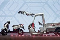 e-scooter and e-rickshaw