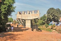 Swarnarekha River Elevated Road Construction work 70 percent complete mp news