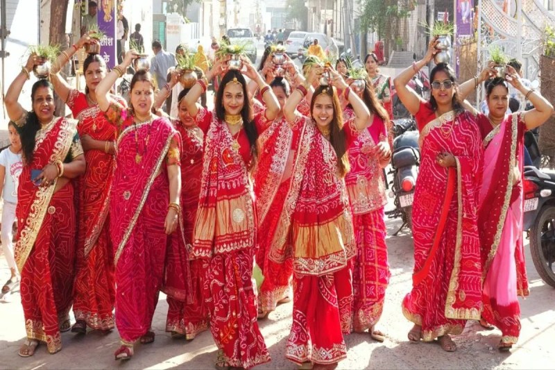 दौसा में गणगौर का उत्साह