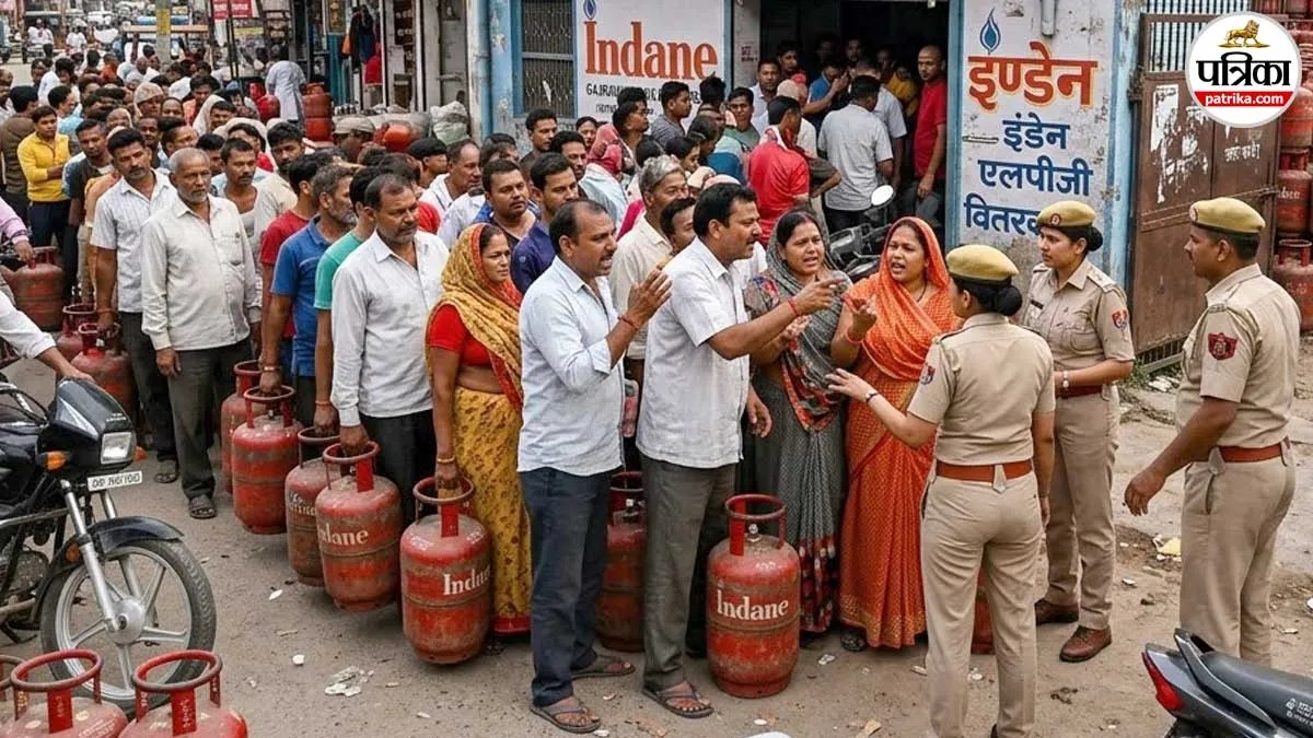 gas cylinder chaos amroha up