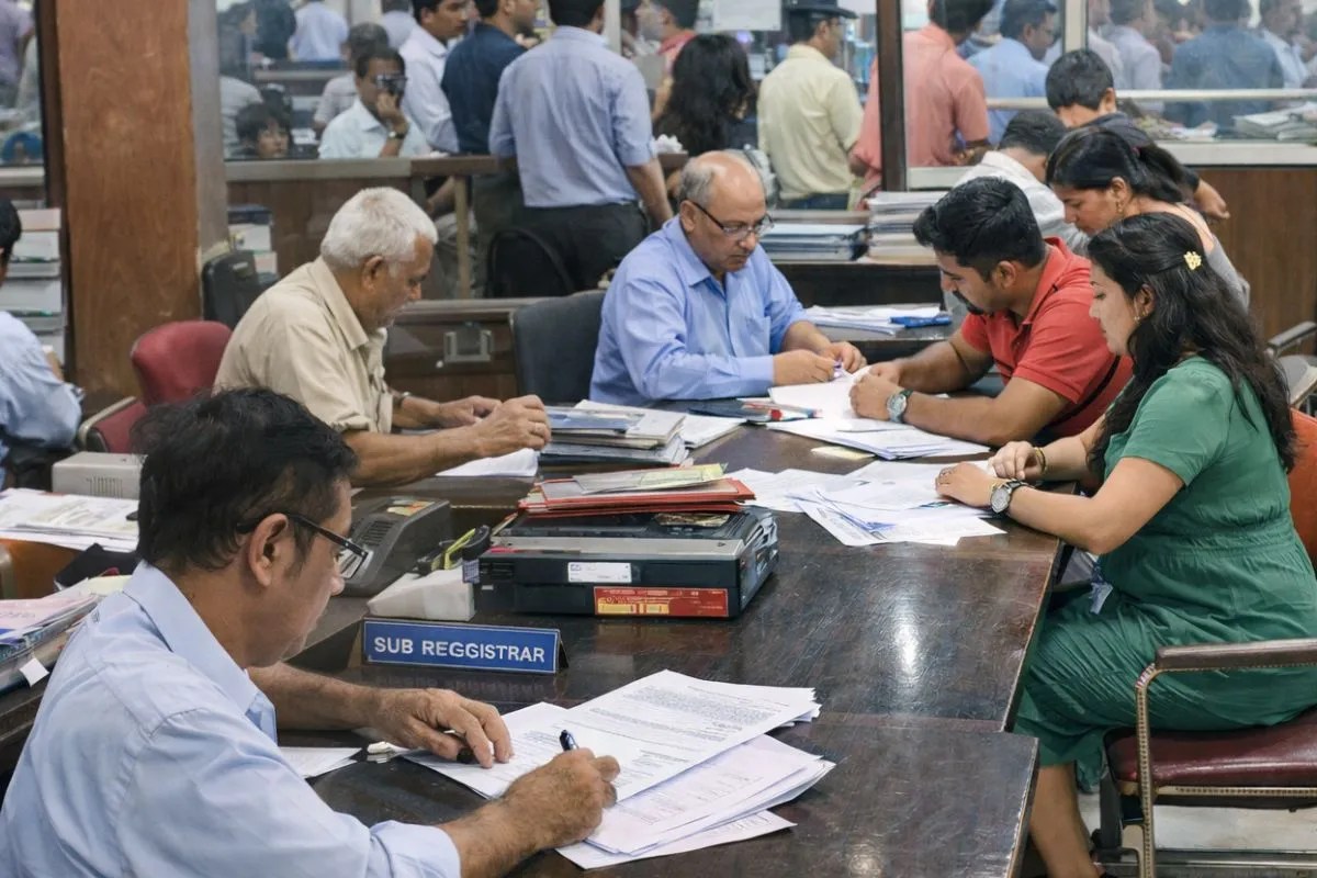 People engaged in office work