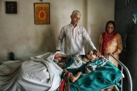 Harish Rana of Ghaziabad is not getting oxygen support