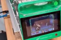 Human brain cells on chip playing 3d video game