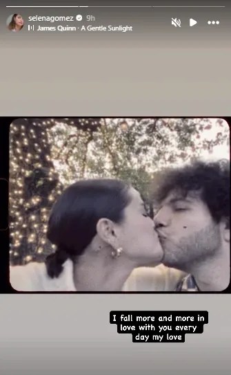 Selena Gomez Kisses Husband Dirty Feet