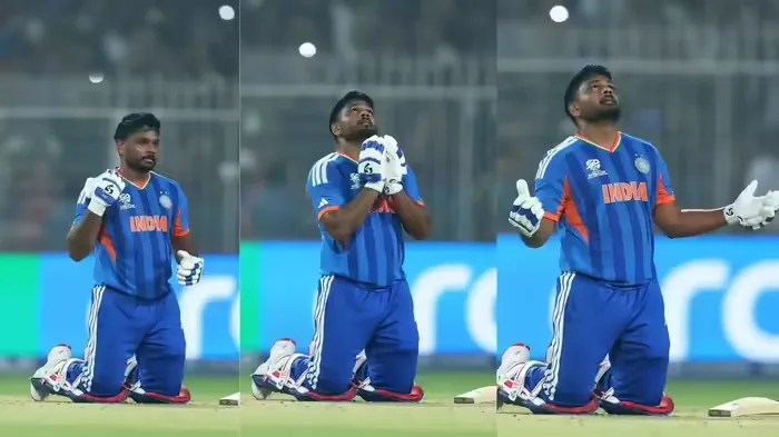 Social Media user comment on Sanju Samson