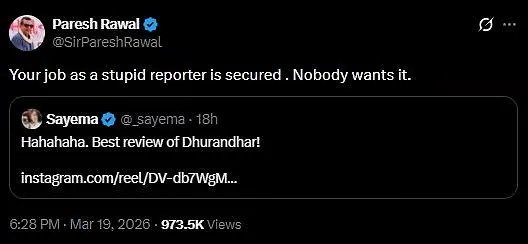 Paresh Rawal On Dhurandhar 2