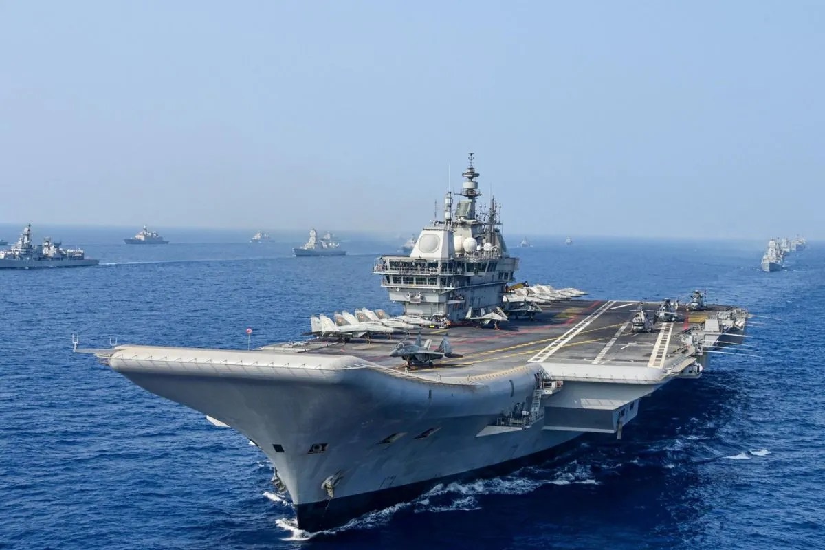 Several Indian Navy warships have been deployed near the Persian Gulf.