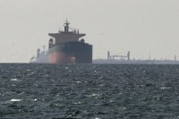 Indian LPG tanker ship in Strait of Hormuz