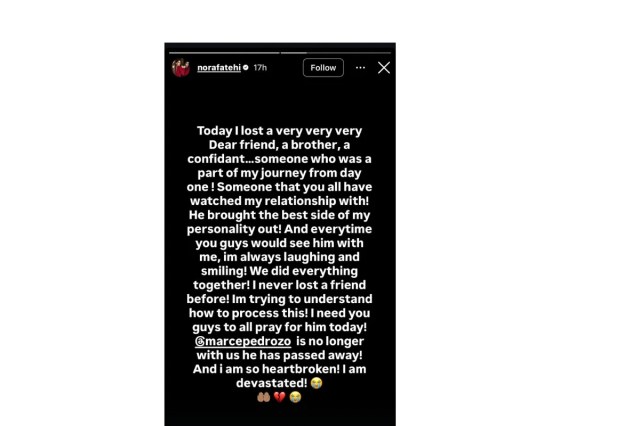 Nora Fatehi pays tribute