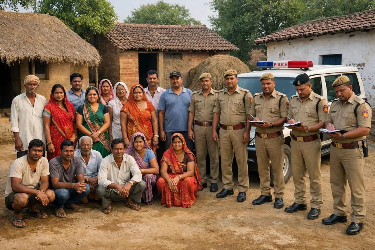 सांकेतिक तस्वीर जांच करती पुलिस फोटो सोर्स AI