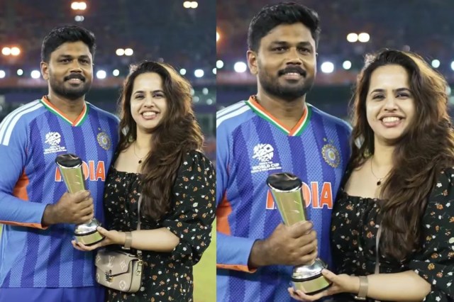 Sanju Samson wife Charulata 