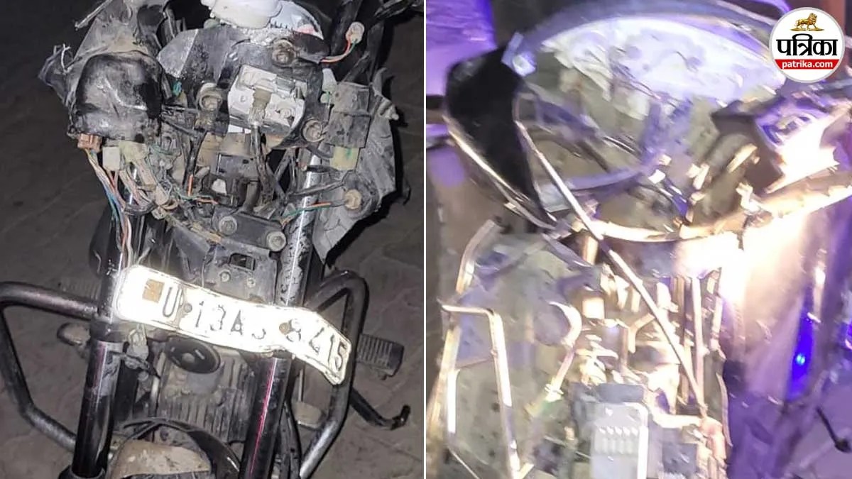 sambhal road accident 3 youth died